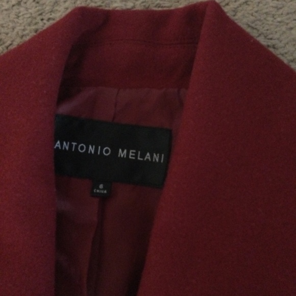 Antonio Melanie size 6 red maroon jacket - Picture 2 of 3